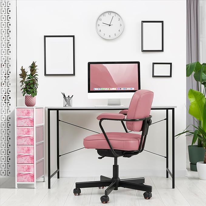 Sorbus Kids Narrow Dresser with 4 Drawers - Vertical Slim Storage Chest of Drawers with Steel Frame, Wood Top & Easy Pull Fabric Bins for Small Spaces, Closets, Bedroom, Bathroom & Laundry