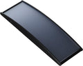 Displays2go (Set of 5) Curved Office Business Door Sign Holder - Curved Door Sign for Vertical or Horizontal Mount - Aluminum Frame Signage - Black (WCSBK852)