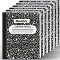 MOSTORY Pack of 50 Bulk Composition Notebook - Wide Ruled 200 Pages (100 Sheets), Size 7.5" x 9.75", Bulk School Supplies, Office, Bulk Notebooks for School, Writing Journal Notebook with Lined Paper