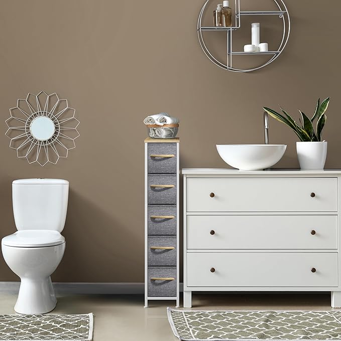 Sorbus Kids Dresser with 5 Drawers - Storage Unit Organizer Chest for Clothes - Bedroom, Kids Room, Nursery, & Closet