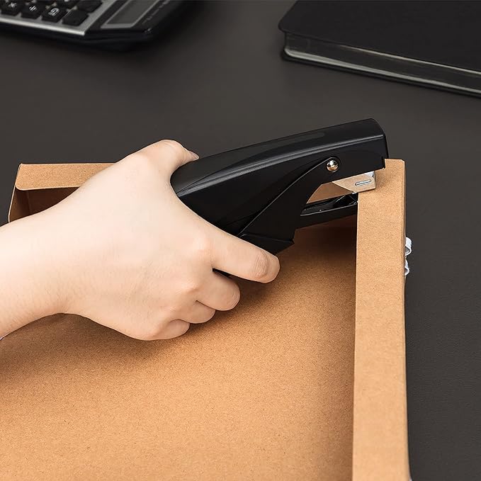 Amazon Basics Hand Held Plier Stapler, 25 Sheet Capacity,Heavy Duty Staper,Black