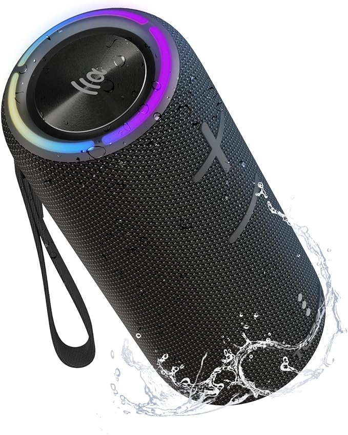 TAZATA Portable Bluetooth Speaker, 30W 360° Surround Sound IPX7 Waterproof Wireless Golf Speakers,Outdoor Loud TWS Speaker for Beach,Party,Camping,Birthday Valentines Gifts