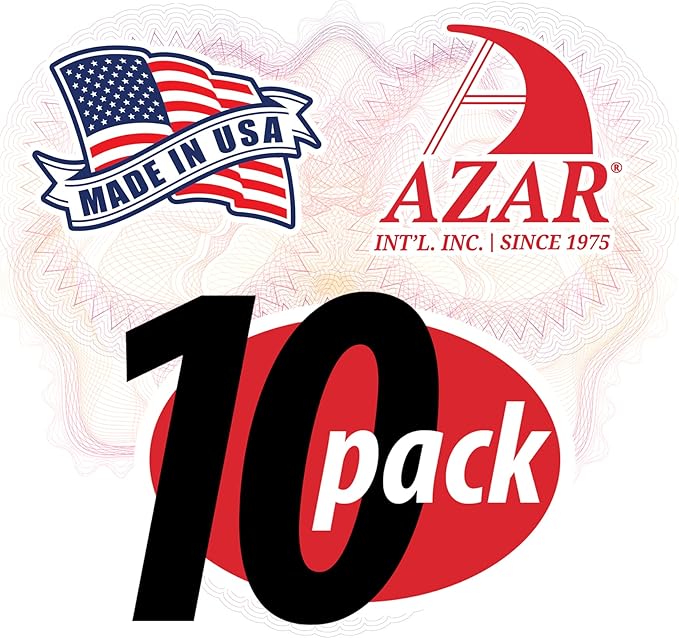 Azar Displays 142708 6-Inch Width by 5.5-Inch Height Top-Load Acrylic Sign Holder, 10-Pack