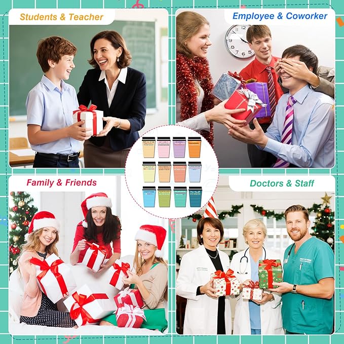 36 Sets Sarcastic Notepads with Sayings Ballpoint Pens Funny Sticky Notes with Snarky Sarcastic Pens Gifts for Coworker Employee Teacher Nurse Office Supplies