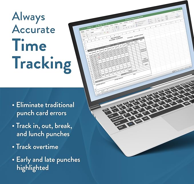 Acroprint BioTouch Self-Contained Automatic Biometric Fingerprint/Proximity Time Clock (No Monthly Fee)