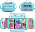 Marker Organizer Case Bag for 200-300 Markers – Large Art Supply Storage Bag with Detachable Dividers, Travel Marker Holder for Alcohol Markers, Brush Pens, Colored Pencils & Craft Supplies