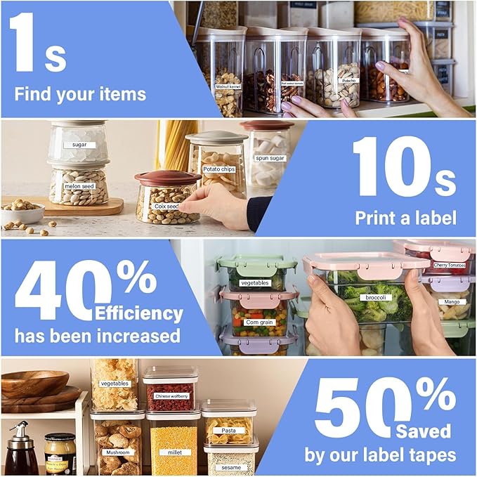 10pack 12mm 0.47'' TZe TZ Tape Laminated White Label Maker Tape Replacement for Brother P Touch Label Tape TZe-231 TZe231 Compatible with Brother PT-D210 PT-D220 PT-H110 PT-D410 PT-P710BT