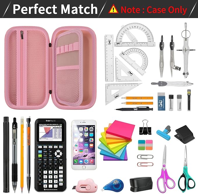 Pencil Case Pen Pouch Bag, Large Capacity Pencils Organizer Holder Office College Stationery Pen Marker Storage Supplies for adults, NOT INTENDED FOR USE BY CHILDREN 12 AND UNDER, Box Only (Pink)