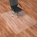 Naturehydro Large Office Chair Mat for Hardwood Floor - 60" x 46" Plastic Rolling Chair Mat for Hard Wood Tile Floor Protection, BPA and Phthalates Free (Rectangle)
