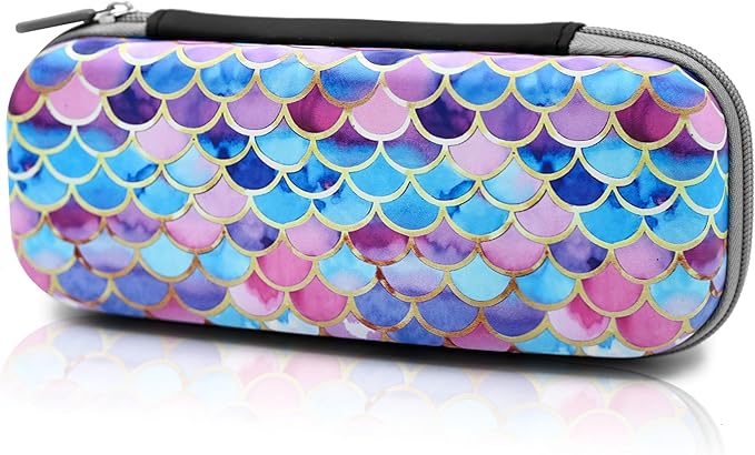 Mermaid Scales Pencil Case Zip Pencil Box Multi Pouch Holder Desk Organizer For Children Boy Girls School Office