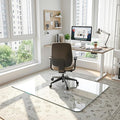 Antok Tempered Glass Chair Mat, 32"x48" Office Chair Mat for Carpet & Hardwood Floors, Heavy Duty 1/5" Desk Chair Mat for Smooth Rolling at Home or Office