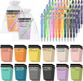 48 Sets Employee Appreciation Gifts Bulk Coffee Cup Sticky Notes with Inspirational Pens, Funny Notepads Motivational Ballpoint Pen Thank You Gifts for Coworker Teacher Nurse Office Supplies