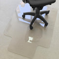 Kuyal 1/5" Thick Office Chair Mat, 45" x53" with Lip Heavy Duty Hard Computer Chair Mat, Under Desk Protector Carpeted Floors Mats, Easy Chair Movement, Can be Used on Carpet or Hard Floor, Ship Flat