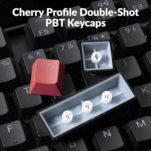 Keychron K8 Version 2 TKL Custom Wireless Mechanical Keyboard, QMK Programmable Bluetooth 5.2/Wired, RGB Backlit with Shine-Through PBT Keycaps, Super Red Switch for Mac Windows Linux
