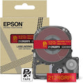 Epson LABELWORKS 212RGRPX Genuine PET (Polyester) Tape Cartridge - Gold on Red Ribbon Designer Craft Label Maker Tape - 1/2" (12MM) Wide, 16'