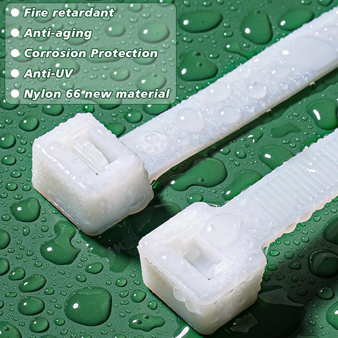 100PCS Cable Zip Ties Heavy Duty 24 Inch Strong Large Cable Wire Ties, Industrial Durable Strong Wire Ties for Binding Fences, Awnings Tying Branches Bundling of Crops Fixed Water Pipes