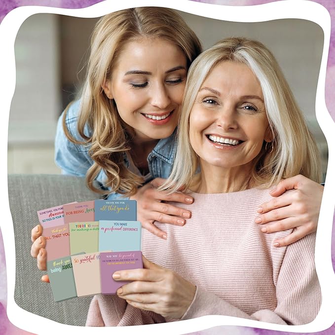 Yinder 24 Pcs Employee Appreciation Sticky Notes New Year Gift Bulk Motivation Sticky Note Pads Inspirational Gift for Teacher Nurse Staff Coworker Office Supply 3 x 3'' (Appreciation,Classic)