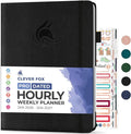 Clever Fox Planner PRO Schedule Dated (Jan 2026–Jan 2027) – Weekly & Monthly Life Planner with Time Slots, Appointment Book and Daily Organizer to Increase Productivity, A4 Hardcover – Black