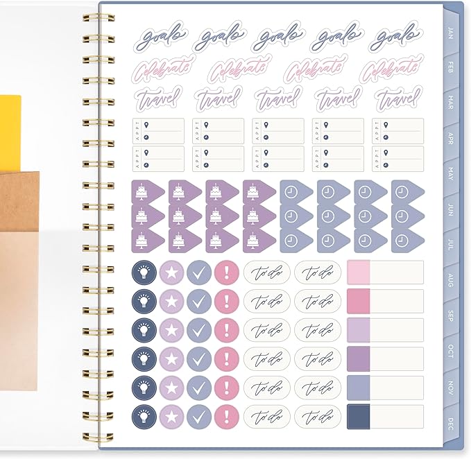 Cambridge 2026 Planner by Leah Bisch, Weekly & Monthly, 8.5" x 11", Large, Ciara Floral (LB41-905-26)