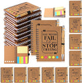 Tenceur Employee Appreciation Gifts Bulk - Inspirational Notebook with Sticky Note Motivational Pen Thank You Valentines Day Gift for Coworkers, Office Staff, Team, Nurse, Teacher(30 Sets)