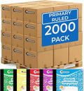 Rosmonde 2000 Pack (Pallet) Primary Composition Notebooks Bulk, Primary Journal with Writing & Drawing Space, 9-3/4 x 7-1/2, 100 Sheets (200 Pages), Grades K-2, Bulk School Supplies, 4-7 Days Transit