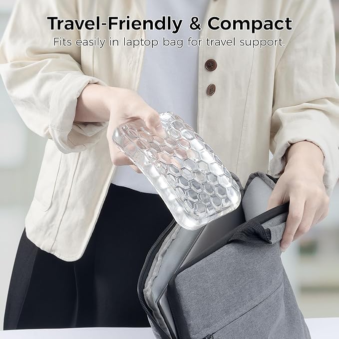 Ospelelf Ergonomic Elbow Pad, Gel Keyboard Wrist Rest Support for Office Desk, Arm Wrist Pad for Typing Pain Relief, 1 Pack