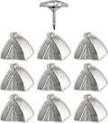 Tent Push Pins - Silver Camping Tent Pin - for Cork Board, Maps, or Lapel Pin Use - Designed in USA - Set of 10