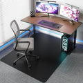 Tydle Chair Mat for Carpet 36" x 48" - 3D Geometric Chair Mat for Carpeted Floors, Plastic Floor Mat for Home Office, Black