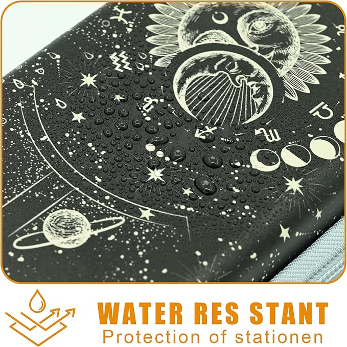 Sun and Moon Pencil Box Zip Pencil Case for Boys Girls School Organizer Pencil Bag Large Capacity Pencil Pouch