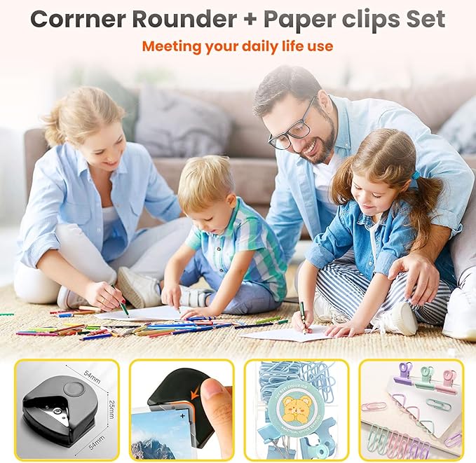 12 Inch Heavy Duty Paper Cutter, Wood Guillotine Paper Cutter & Trimmer, 12-16 Sheets Capacity Cutting Board for Classroom, Crafting, Cardstock Black (Black)