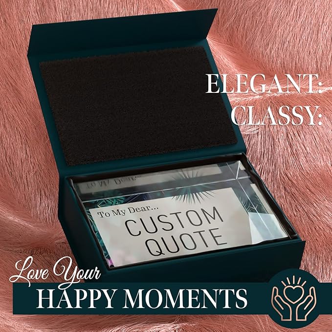 Custom Acrylic Sign Personalized, Custom Desk Name Plate, 18 Styles, (4"x6"), With Gift Box, USA Made by Acryluxe. (Bouquet)