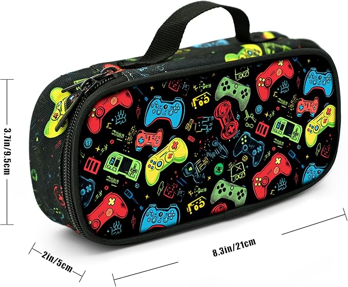Game Pencil Case Pencil Pouch Large Capacity Pen Bag School Office Organizer Stationery Storage Box For Girls Boys Teen Kids