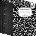 ENVO Composition Notebooks, College Ruled Composition Notebook, Black Marble Covers Composition Notebook, 100 sheets (12 Pack, College Ruled)