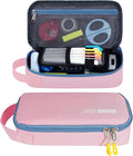 ECHSRT Large Pencil Case, Aesthetic Pen Pouch with Big Capacity, Minimalist Portable Stationery Bag with Handle for Office Organizer Aesthetic Pencil Cases