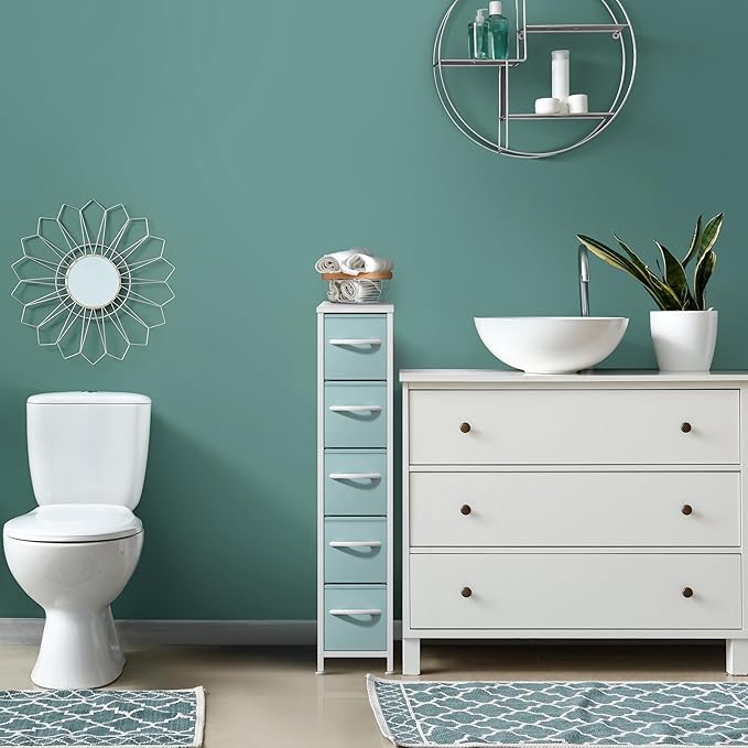 Sorbus Kids Dresser with 5 Drawers - Storage Unit Organizer Chest for Clothes - Bedroom, Kids Room, Nursery, & Closet