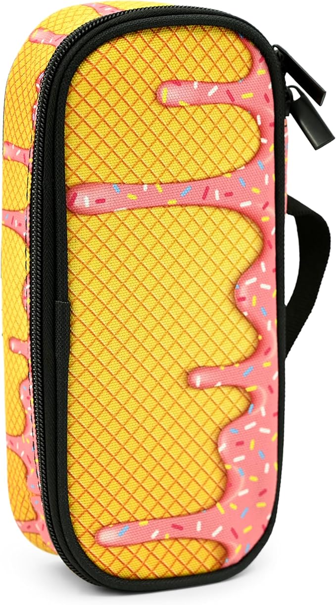Ice Cream Pencil Case Pencil Pouch Large Capacity Pen Bag School Office Organizer Stationery Storage Box For Girls Boys Teen Kids