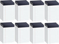 48 Pack Legal Pads Bulk,5 x 8 Inch White Notepad, Note Pads College Ruled Perforated Memo Pad for Work Study Daily Note Taking List, Lined Writing Pads Memo Refills Notepads for Office Home School