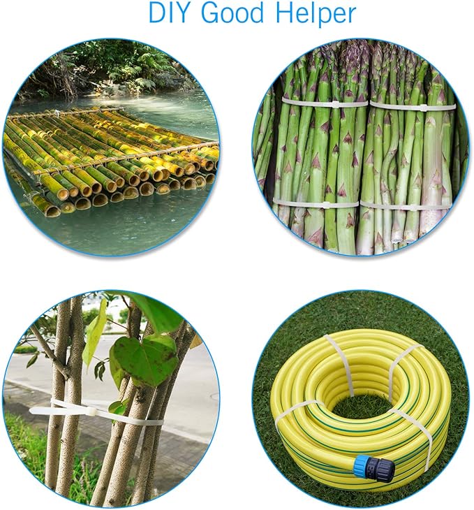 200PCS Cable Zip Ties Heavy Duty 18 Inch Strong Large Cable Wire Ties - Industrial Durable Strong Wire ties for binding fences, Awnings Tying branches Bundling of crops Fixed water pipes