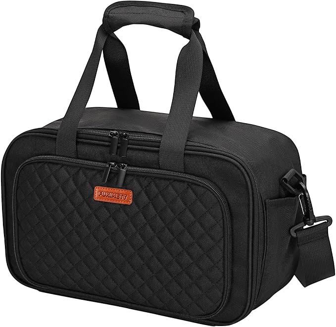Marker Organizer Case with Shoulder Strap for 180-300 Markers, Large Marker Organizer Bag with Detachable Divider for Adults, Marker Travel Holder Case Bag for Various Markers, Black