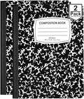 ENVO Composition Notebooks, College Ruled Composition Notebook, Black Marble Covers Composition Notebook, 100 sheets, Bulk (2, College Ruled)