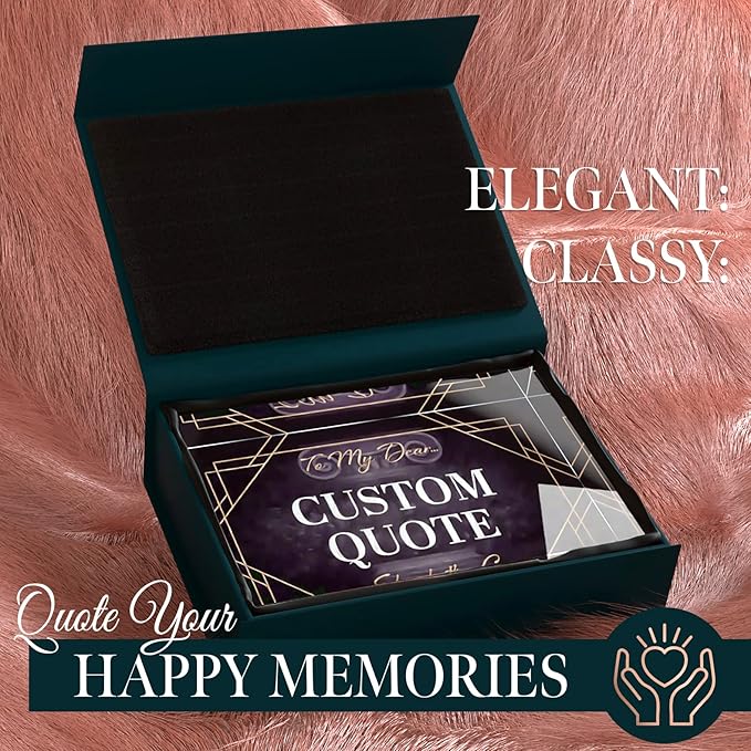 Custom Acrylic Sign Personalized, Custom Desk Name Plate, 18 Styles, (5"x7"), With Gift Box, USA Made by Acryluxe. (Fantasy)