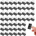 300 Pcs Binder Clips Medium, Clips Office Supplies, Black Paper Clamps for Teachers, Students, School, Office and Home Supplies Organization