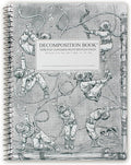 Decomposition Deep Stretch College Ruled Spiral Notebook - 9.75 x 7.5 Journal with 160 Lined Pages - 100% Recycled Paper - Cute Notebooks for School Supplies, Home & Office - Made in USA
