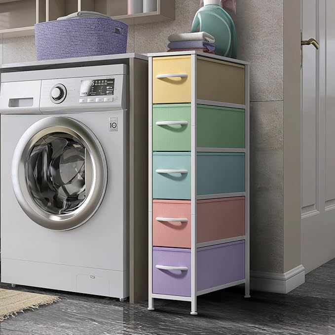 Sorbus Kids Dresser with 5 Drawers - Storage Unit Organizer Chest for Clothes - Bedroom, Kids Room, Nursery, & Closet