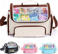 Large Marker Organizer Case Holds 200-300 Markers | Art Marker Storage Bag with Removable Dividers & Clear Top for Artists, Crafters & Travel - Pen, Pencil Alcohol Marker Holder - Art Supply