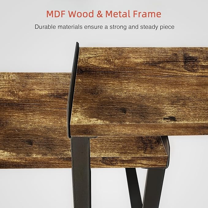 Kitchen Cabinet Organizers and Storage Shelves, Rustic Farmhouse Desk Shelf Riser for Cabinets, Black Expandable Corner Glasses Medicine Cabinet Organizer under Bathroom Sink - Set of 4