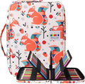 BOMKEE Coloring Pencil Case 220 Slots Pencils/Gel Pens Organizer Waterproof Travel Case Zipper Carrying Portable Pencil Markers Pen Holder Bag for Painter Writers