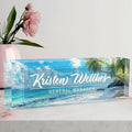 Custom Name Plate Personalized, Acrylic Desk Plate, Office Decor for Women and Men, Employee Appreciation Gifts for Boss, Manager, Teacher, Nurse