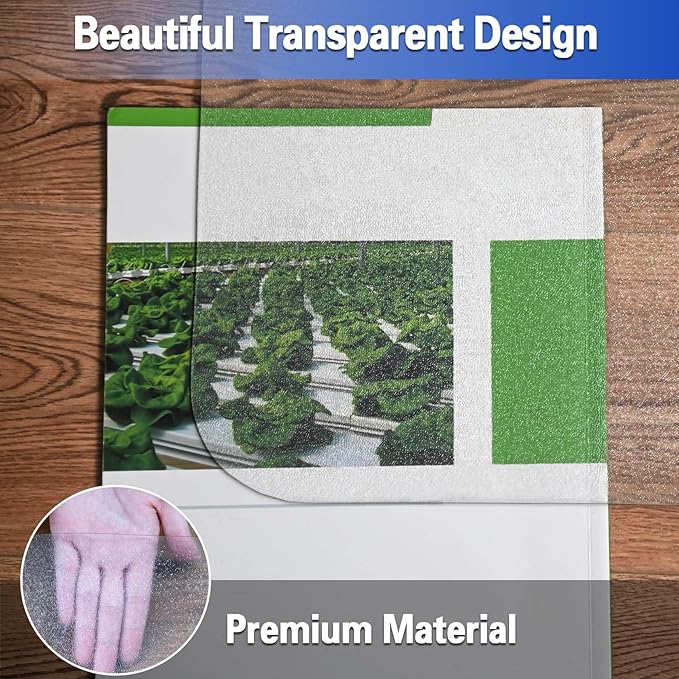 Amyracel Chair Mat for Hardwood Floor, 45” x 53” Clear Desk Chair Mat for Office Chair on Hardwood, Easy Glide Office Floor Protector Mat for Rolling Chairs