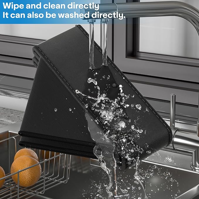 Fashion Leather Sock Underwear Drawer Organizer clothes, Closet Dividers，64 Cell (16+24+24) Foldable Leather Storage Box for Panties, Ties, Accessories（3 Pack）